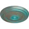 Ekena Millwork Reece Ceiling Medallion (Fits Canopies up to 2 3/8"), 12"OD x 1 3/4"P, Copper Green Patina CM12RECGS - alternate 2